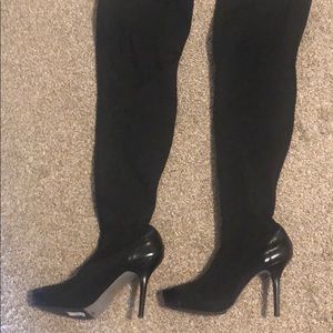 Martinez Valero knee high boots. Size 9.5